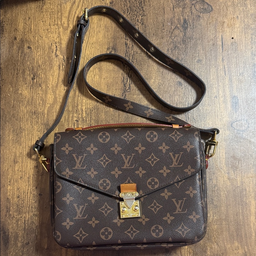 Louis Vuitton Dark Brown Monogram Crossbody Bag